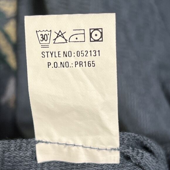 OP Ocean Pacific Camp Shirt Mens L Button Up Cotton Rayon Outdoor Vacation Beach - Picture 10 of 15